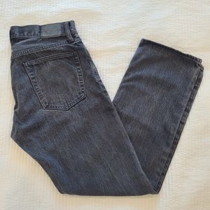 Gap Black Washed Straight Denim Jeans 1969